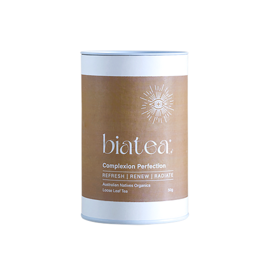 Complexion perfection tea tin 